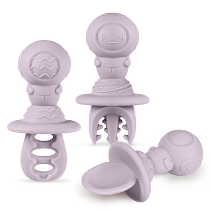 Astronaut Beginner Silicone Cutlery Set