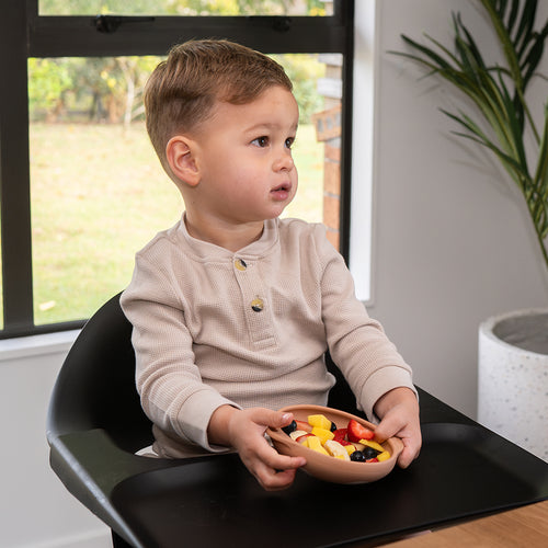 Silicone Mushroom Bowl & Bendy Cutlery Set