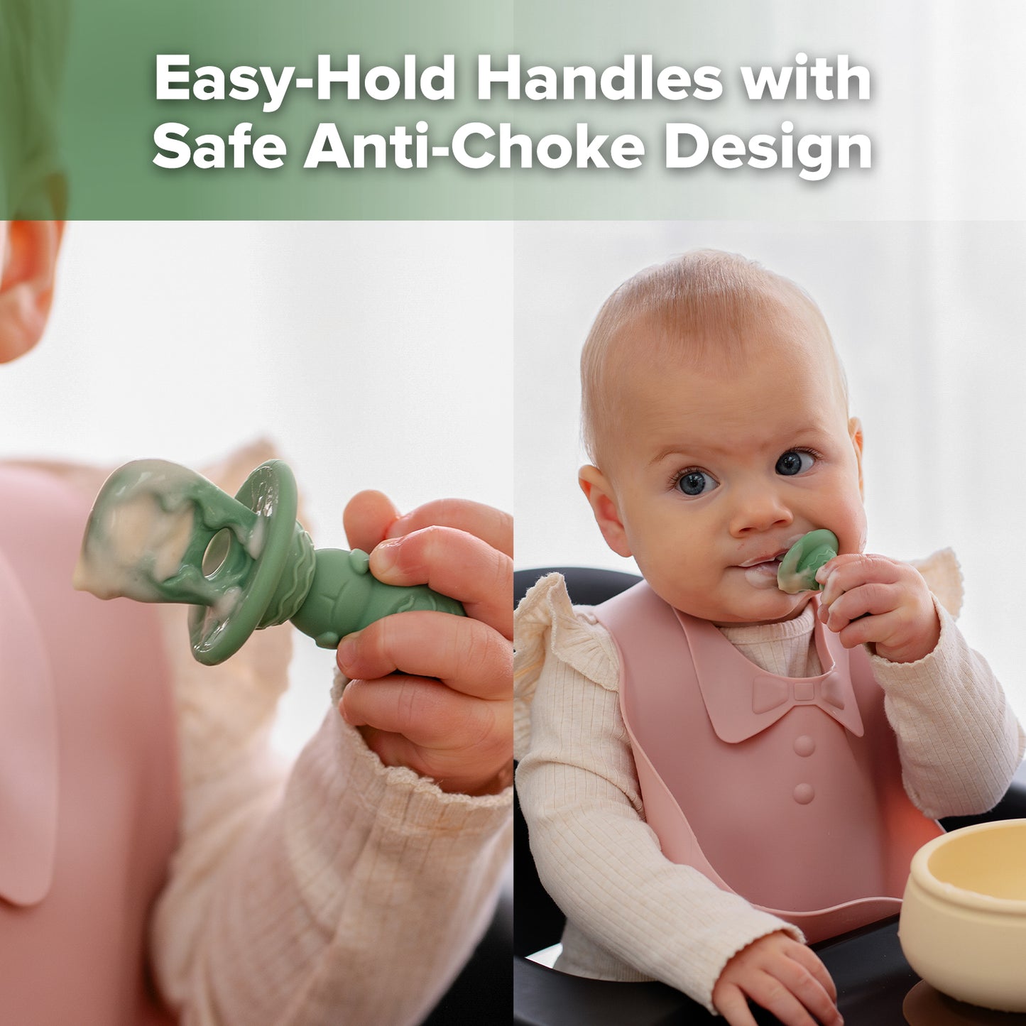 Astronaut Beginner Silicone Cutlery Set