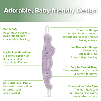 CROC Baby Dual-Ended Ear & Nose Cleaner