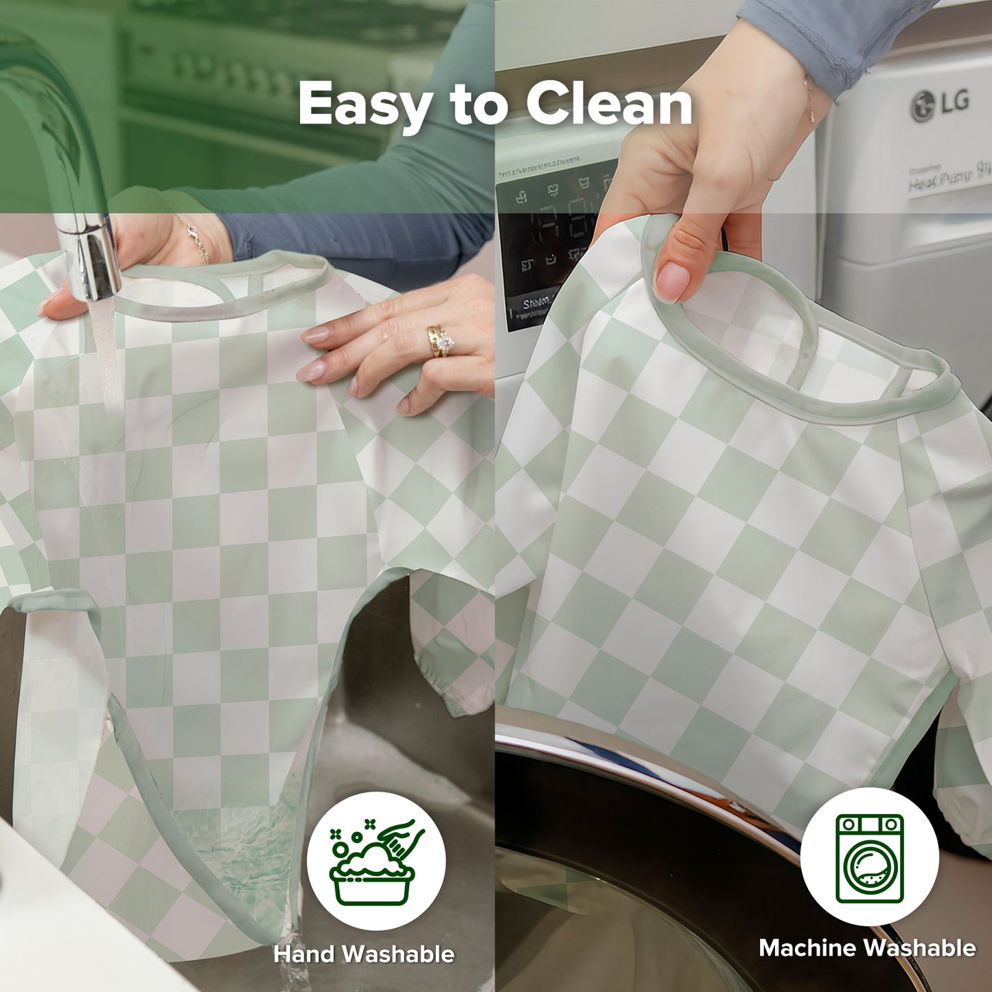 Haakaa Long-sleeved Smock Bib