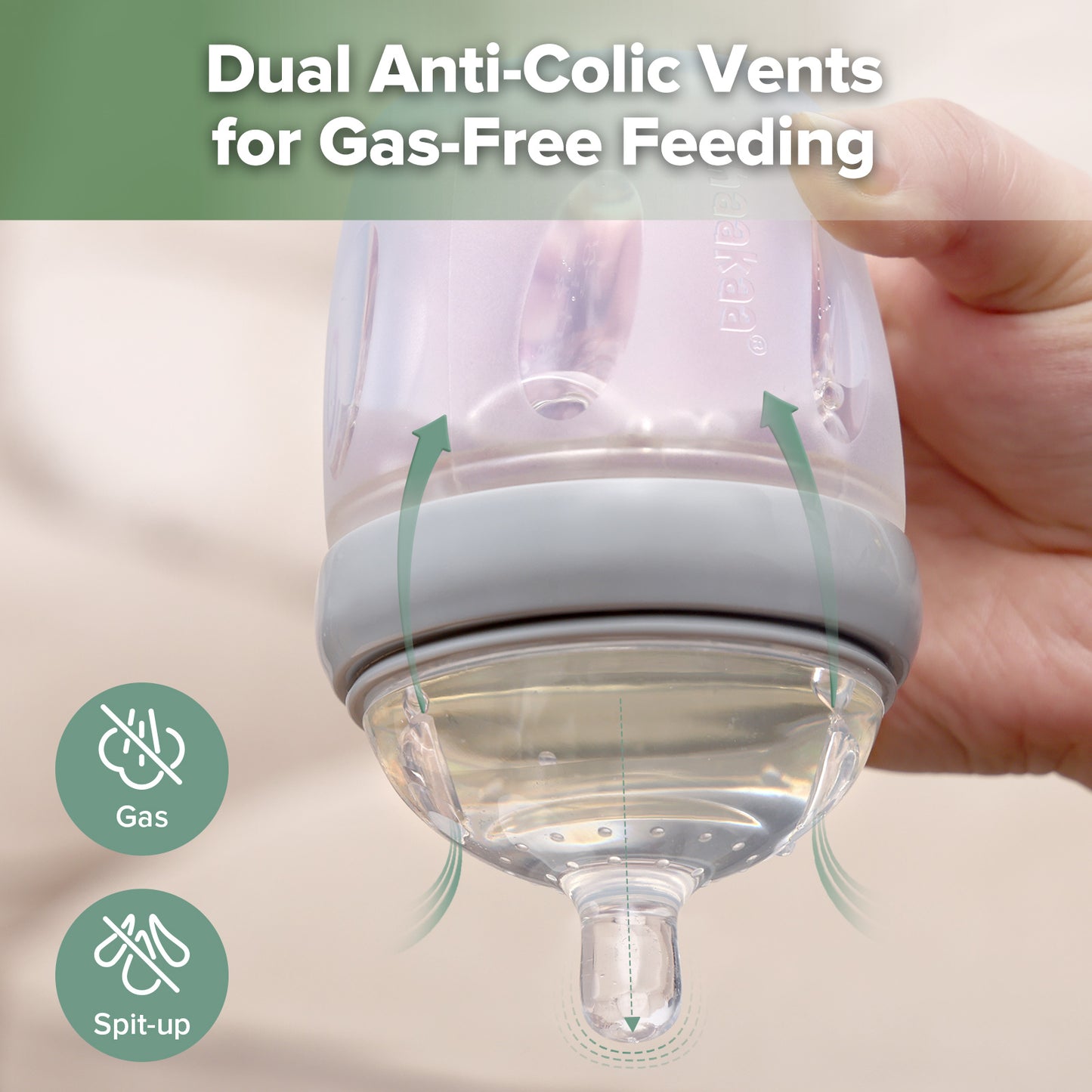 Generation 3 Silicone Baby Bottle (160ml | 250ml)