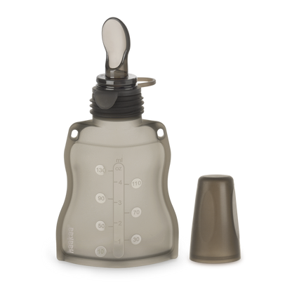 Silicone Pouch With Feeding Spoon (130ml)