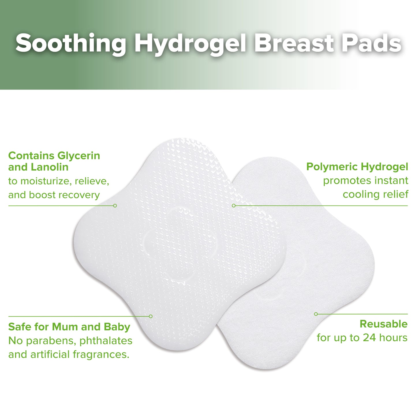 Haakaa Soothing Hydrogel Breast Pads