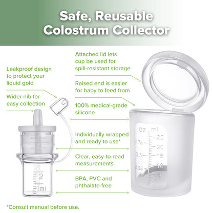 Silicone Colostrum Collector Set (Pre-sterilised)