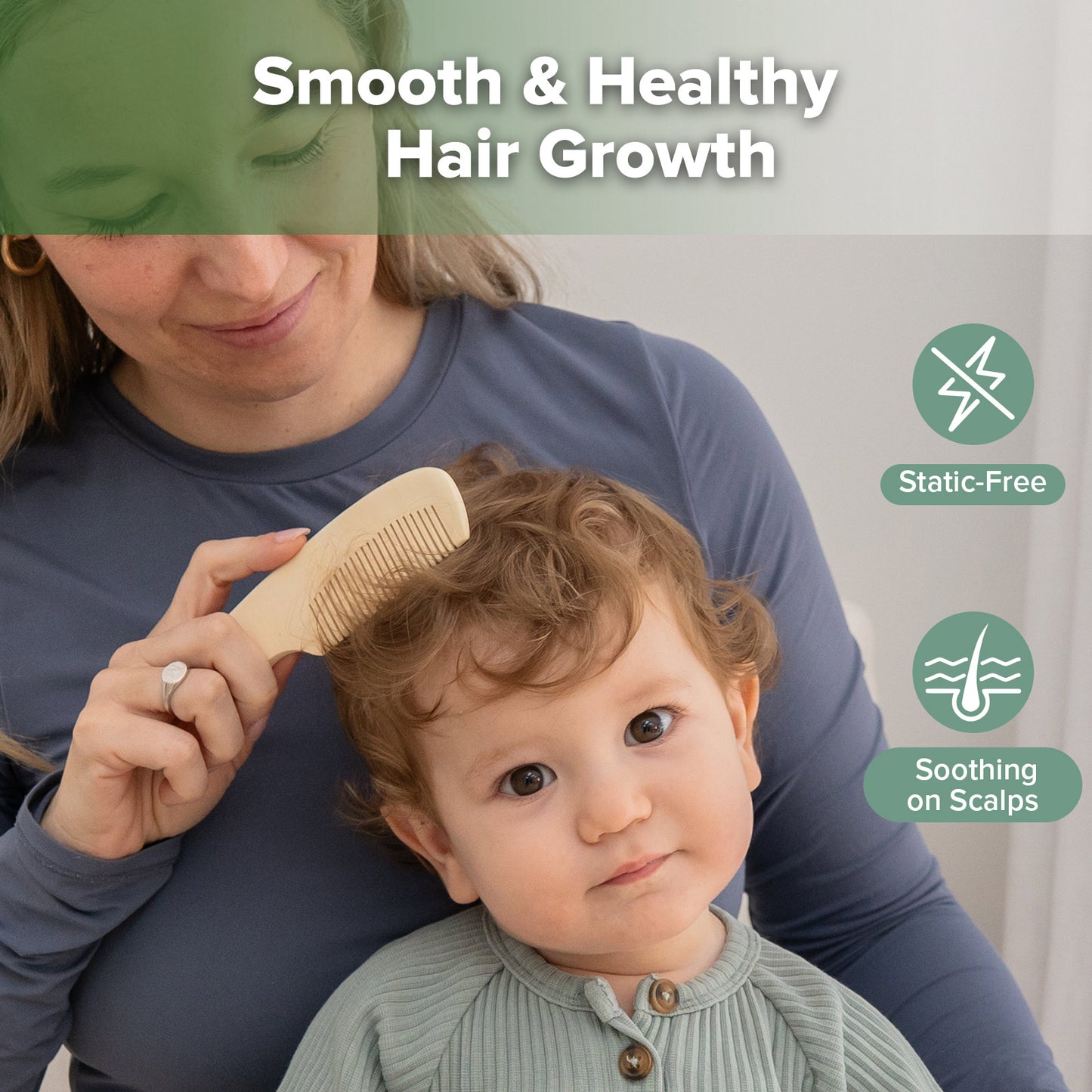 Wool Baby Hairbrush