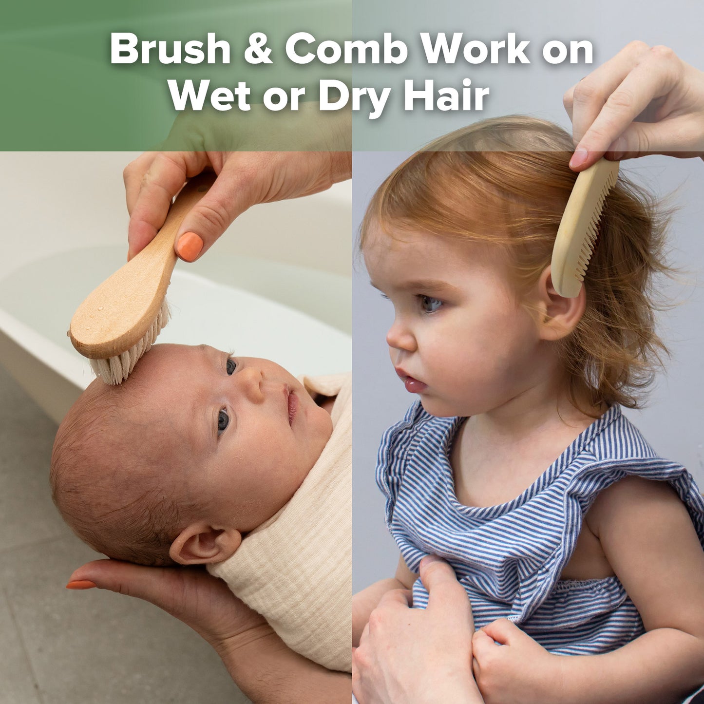 Wool Baby Hairbrush