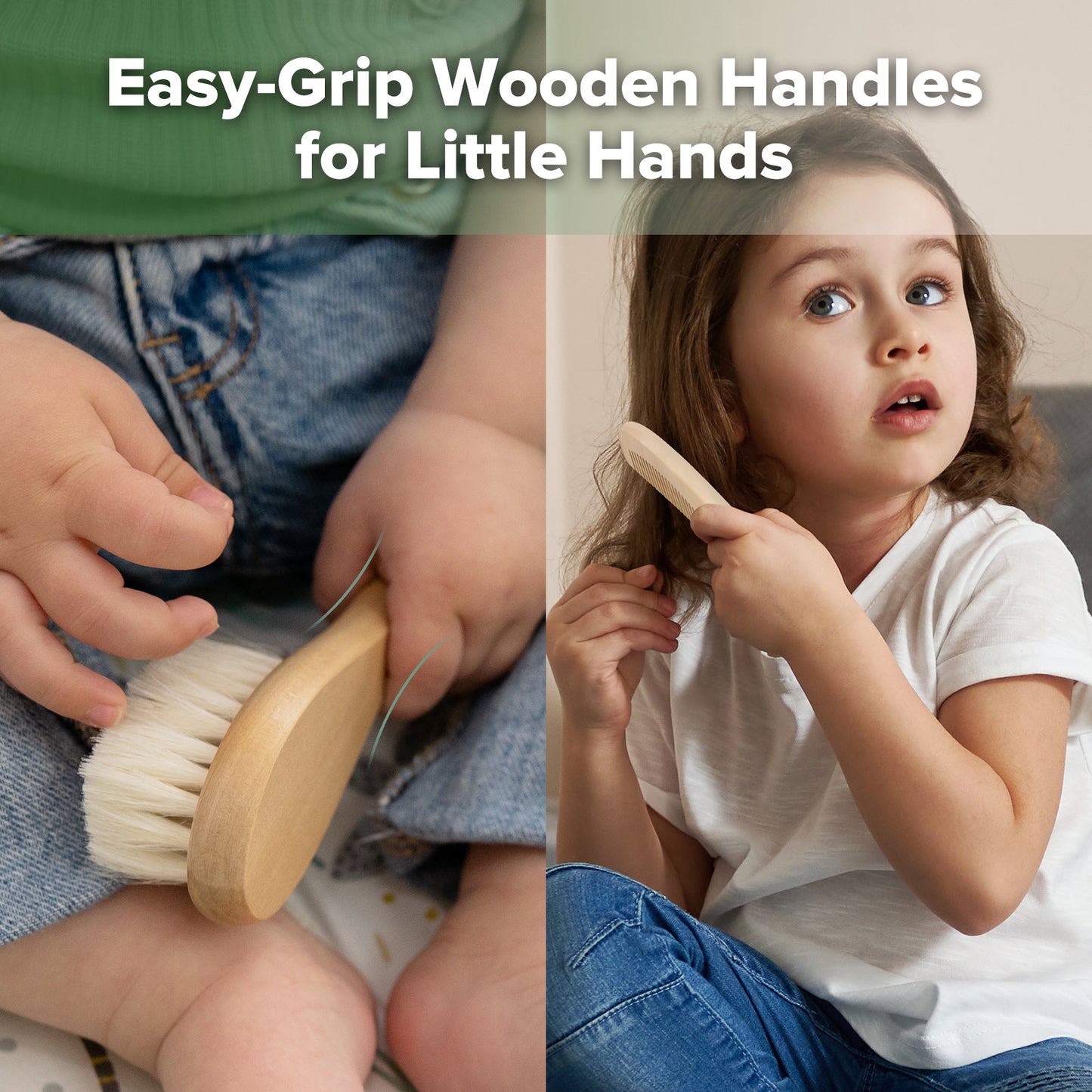 Wool Baby Hairbrush