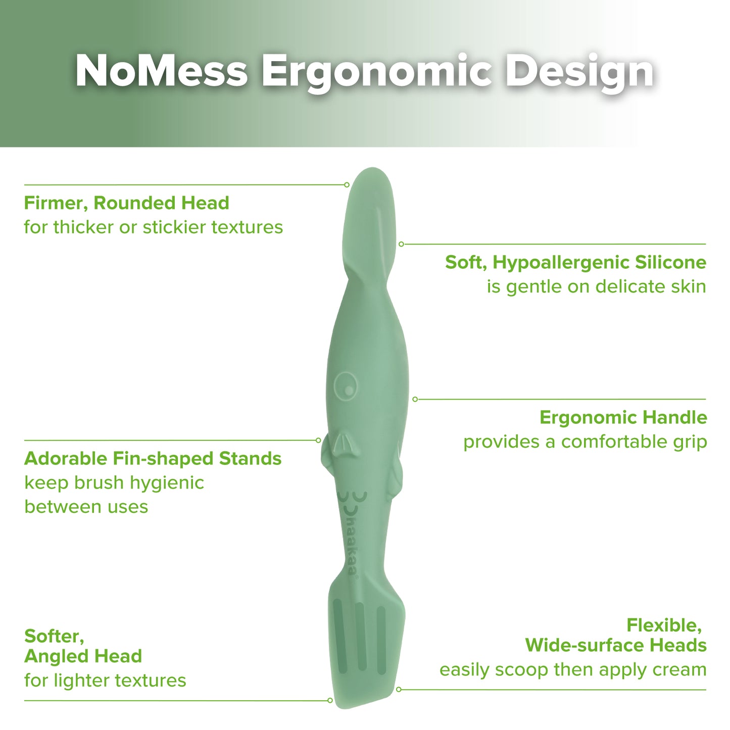 NoMess Dual-Ended Silicone Applicator