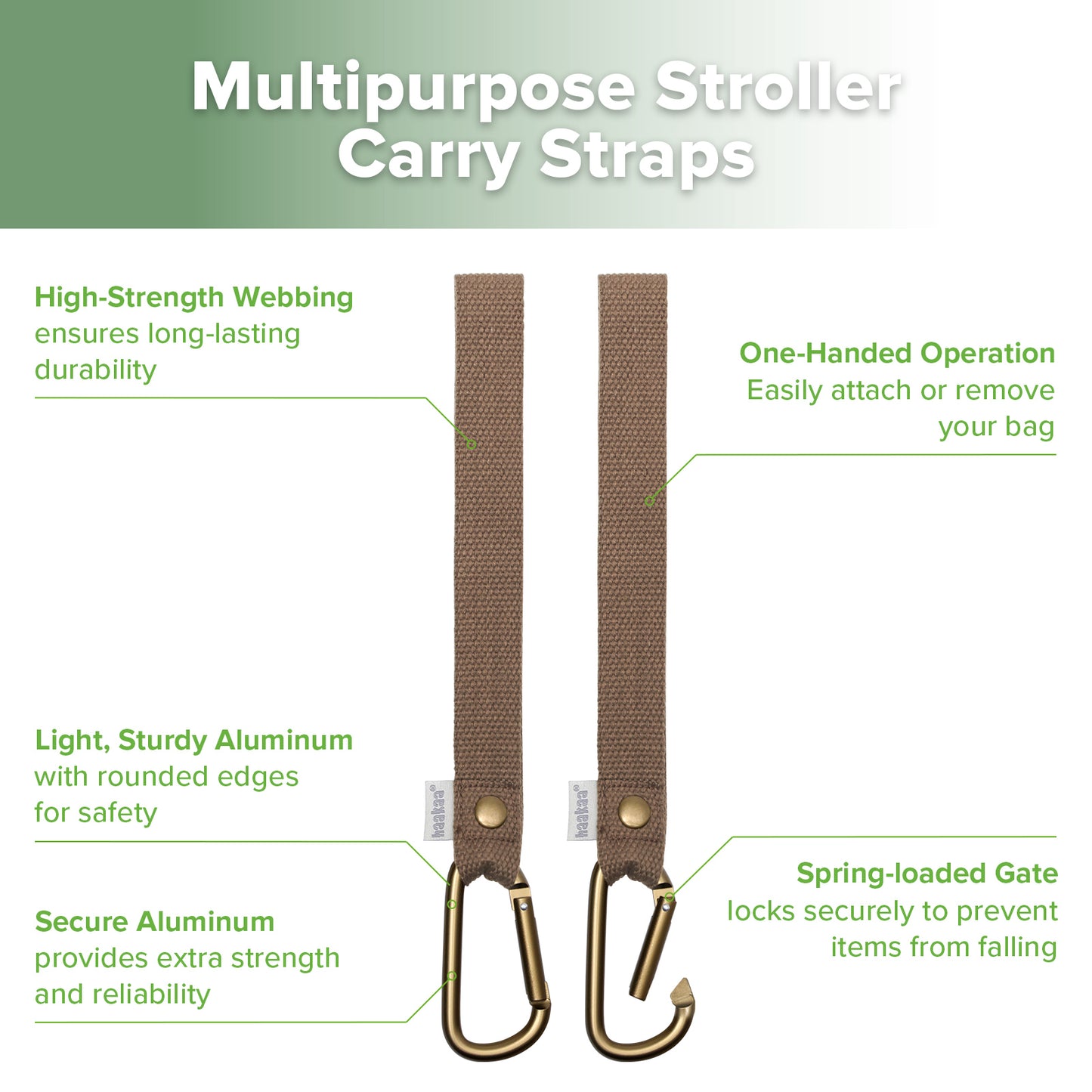 Multipurpose Stroller Carry Straps