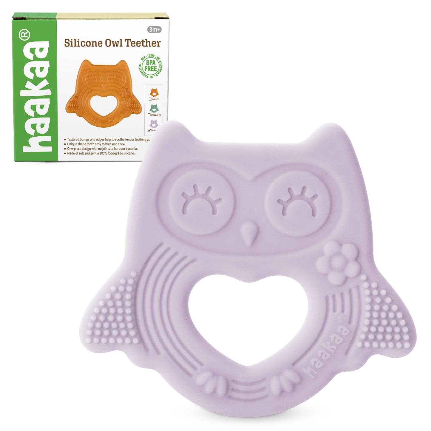 Silicone Owl Teether