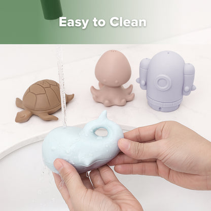 Ocean Explorer Silicone Bath Toy Set