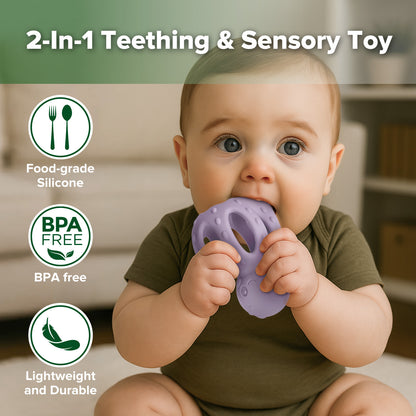 Haakaa Octopus Rattle Teether