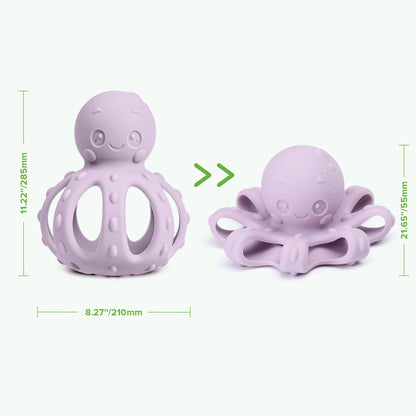 Haakaa Octopus Rattle Teether
