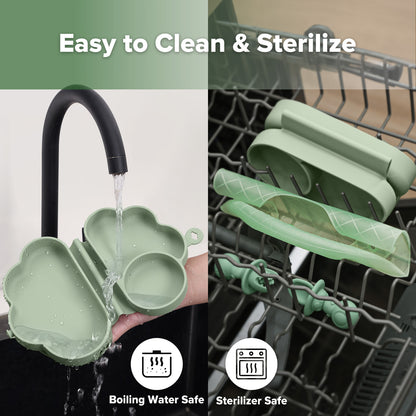 Cloud Crew Silicone Feeding Set