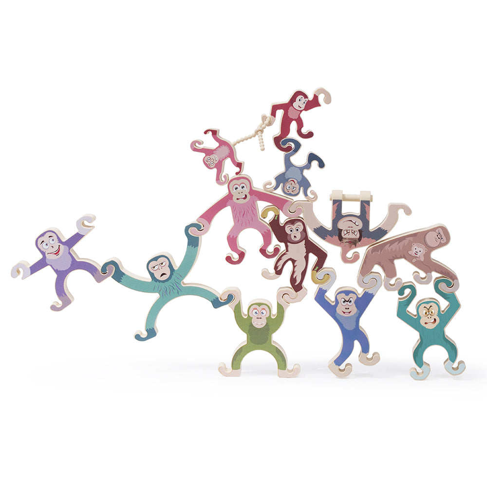 Cheeky Monkey Silicone Stackers.