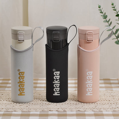 Stainless Steel Thermal Flask & Sleeve Combo | Haakaa.