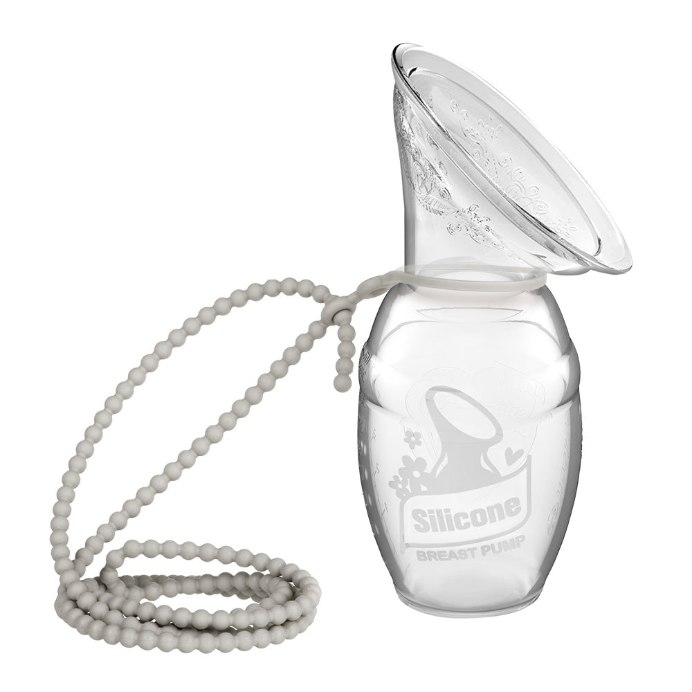 Generation 1 Silicone Breast Pump (100ml) and Breast Pump Strap Combo | Haakaa.