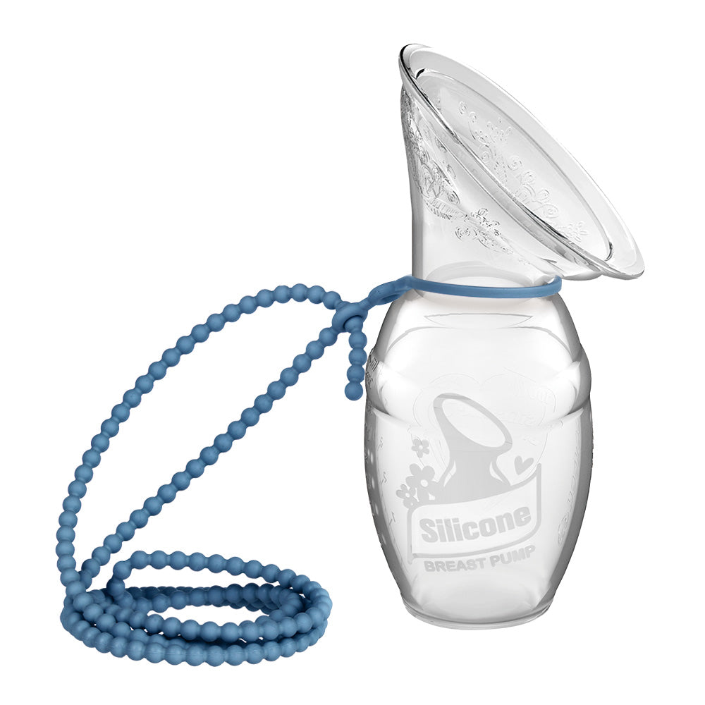 Generation 1 Silicone Breast Pump (100ml) and Breast Pump Strap Combo | Haakaa.