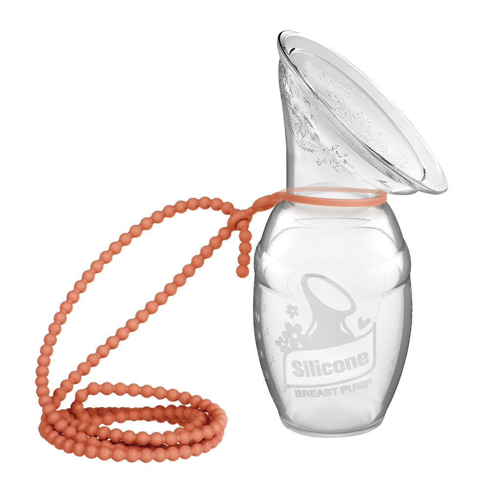 Generation 1 Silicone Breast Pump (100ml) and Breast Pump Strap Combo | Haakaa.