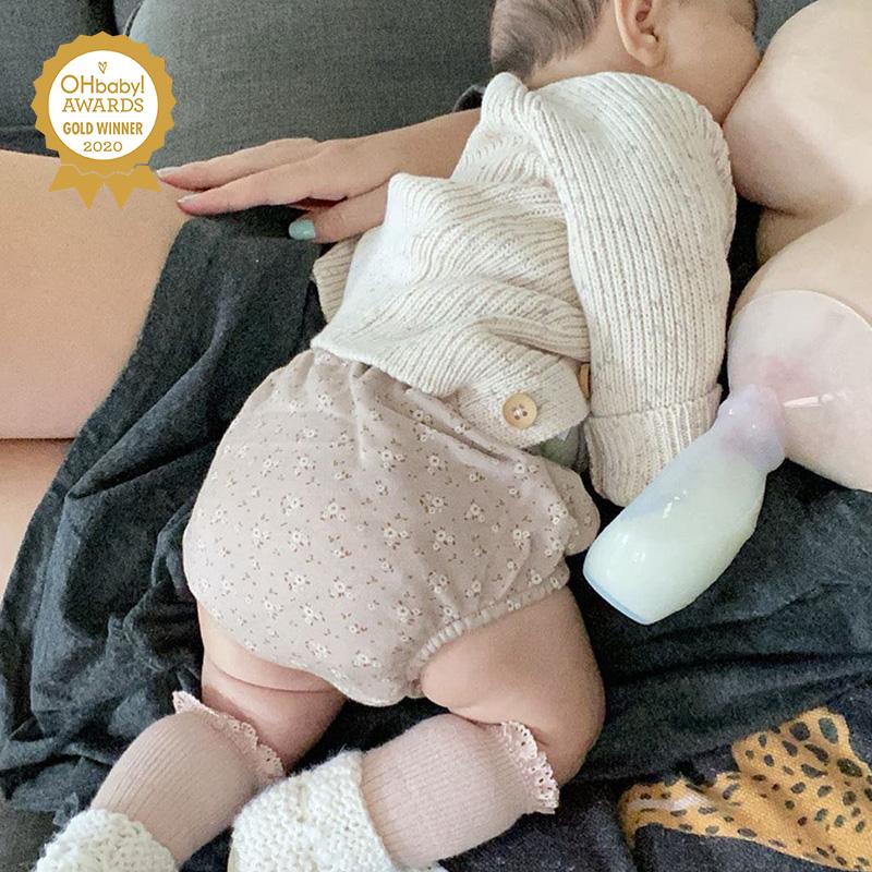 Generation 1 100ml Silicone Breast Pump & Silicone Cap Gift Box | Haakaa.