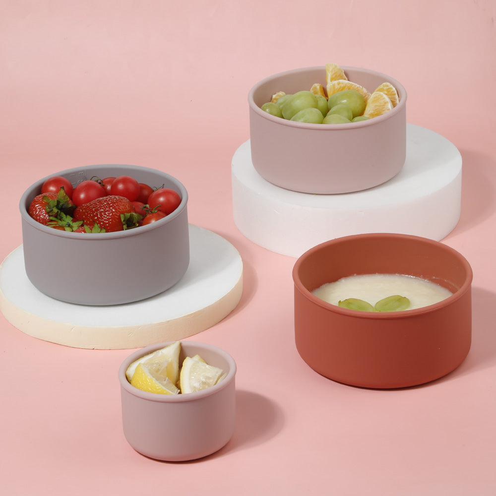 Round Silicone Food Container Set (2pcs) | Haakaa.