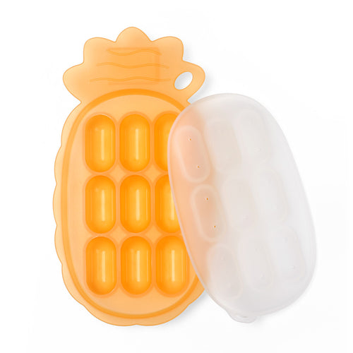 Pineapple Silicone Nibble Tray (with Label Slot)