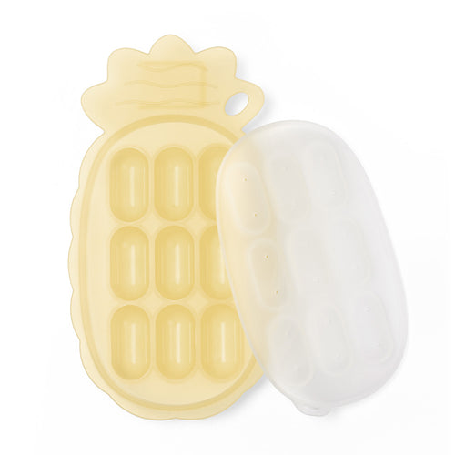 Pineapple Silicone Nibble Tray (with Label Slot)