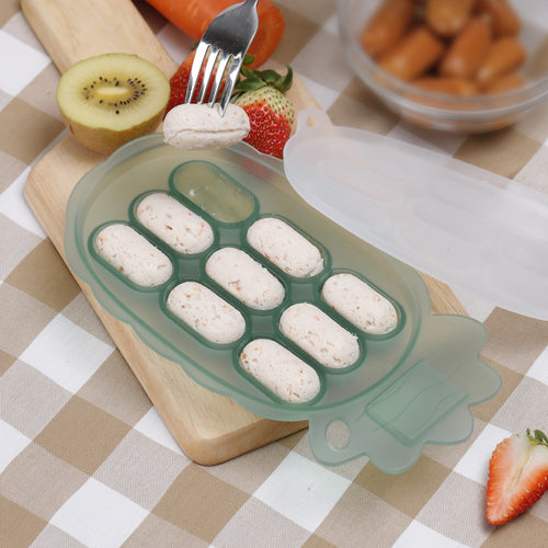Pineapple Silicone Nibble Tray (with Label Slot)