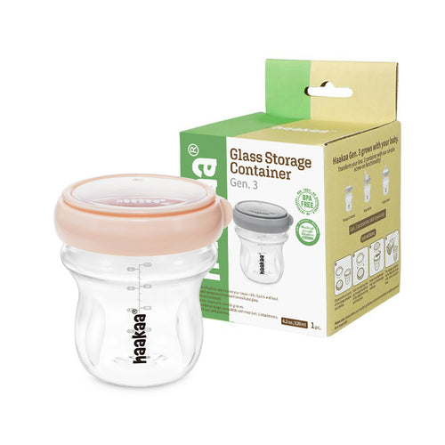 Generation 3 120ml/180ml Glass Storage Container